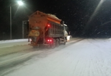 171 utilaje speciale antrenate pe drumurile naționale în această noapte